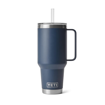YETI Rambler Tumbler with Handle and Straw Lid, Vacuum Insulated Travel Mug, Stainless Steel