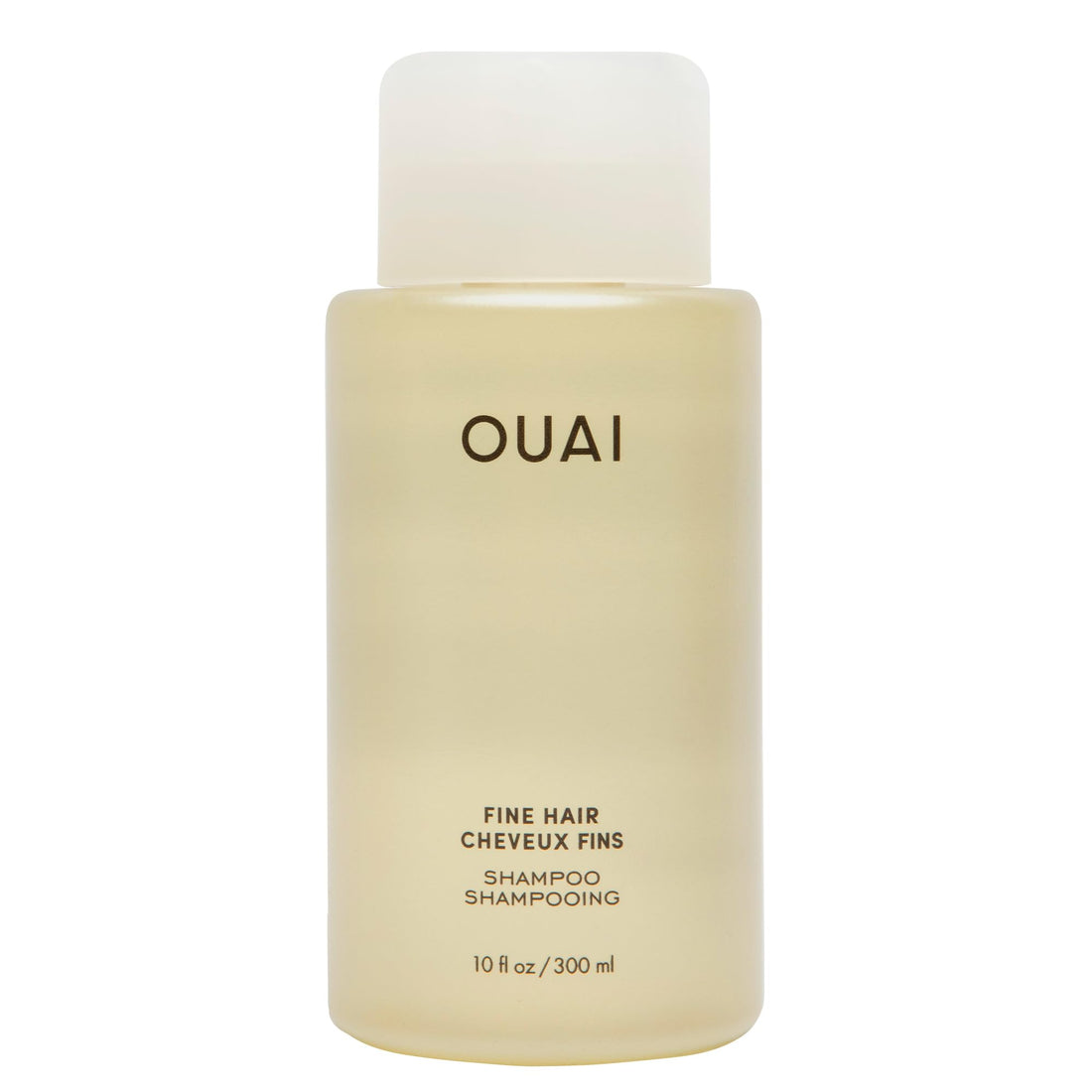 OUAI Fine Shampoo - Volumizing Shampoo with Strengthening Keratin, Biotin &amp; Chia Seed Oil for Fine Hair - Delivers Clean, Weightless Body - Paraben, Phthalate &amp; Sulfate Free Hair Care - 10 fl oz