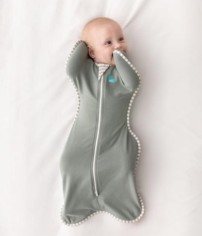 Love to Dream Swaddle UP, Baby Sleep Sack, Self-Soothing Swaddles for Newborns, Improves Sleep, Snug Fit Helps Calm Startle Reflex, New Born Essentials for Baby, 5-8.5 lbs, Sand Dollar