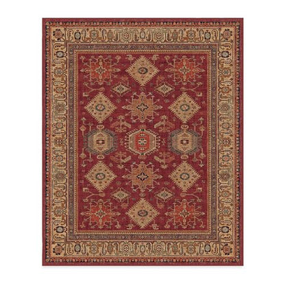 RUGGABLE – Cambria Ruby – Machine Washable Runner Rug – Pet &amp; Child Friendly – Stain &amp; Water Resistant – Non-Slip – 2.5&