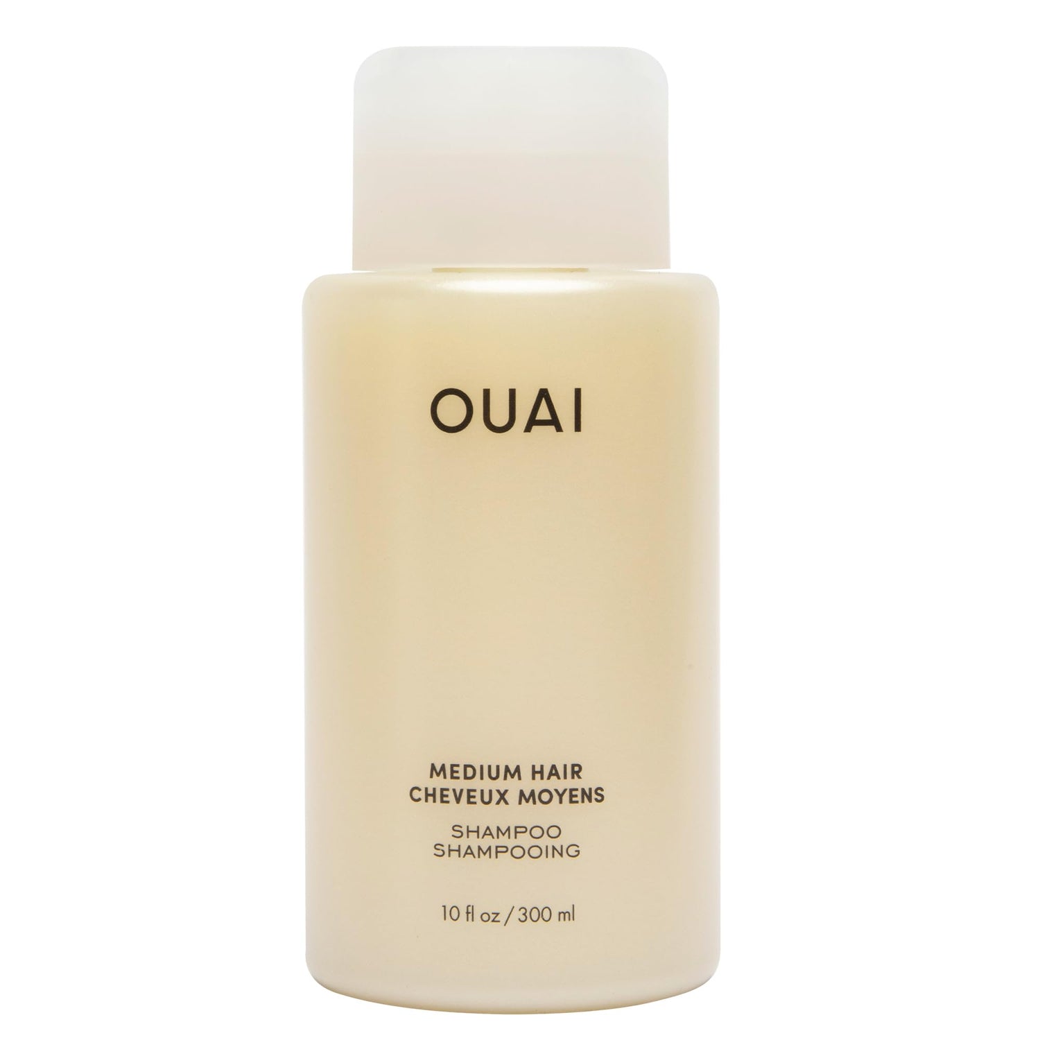 OUAI Fine Shampoo - Volumizing Shampoo with Strengthening Keratin, Biotin &amp; Chia Seed Oil for Fine Hair - Delivers Clean, Weightless Body - Paraben, Phthalate &amp; Sulfate Free Hair Care - 10 fl oz