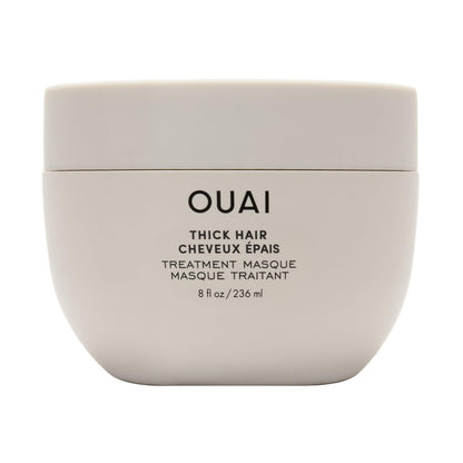 OUAI Fine to Medium Hair Treatment Masque - Hair Mask for Hair Repair, Hydration and Shine - With Shea Butter, Keratin and Panthenol - Paraben, Phthalate and Sulfate Free Hair Care (8 Fl Oz)