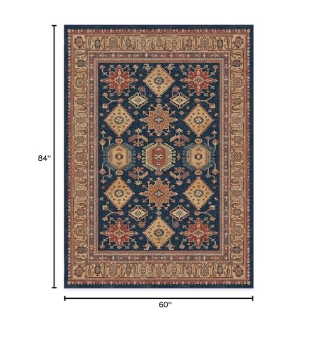 RUGGABLE – Cambria Ruby – Machine Washable Runner Rug – Pet &amp; Child Friendly – Stain &amp; Water Resistant – Non-Slip – 2.5&