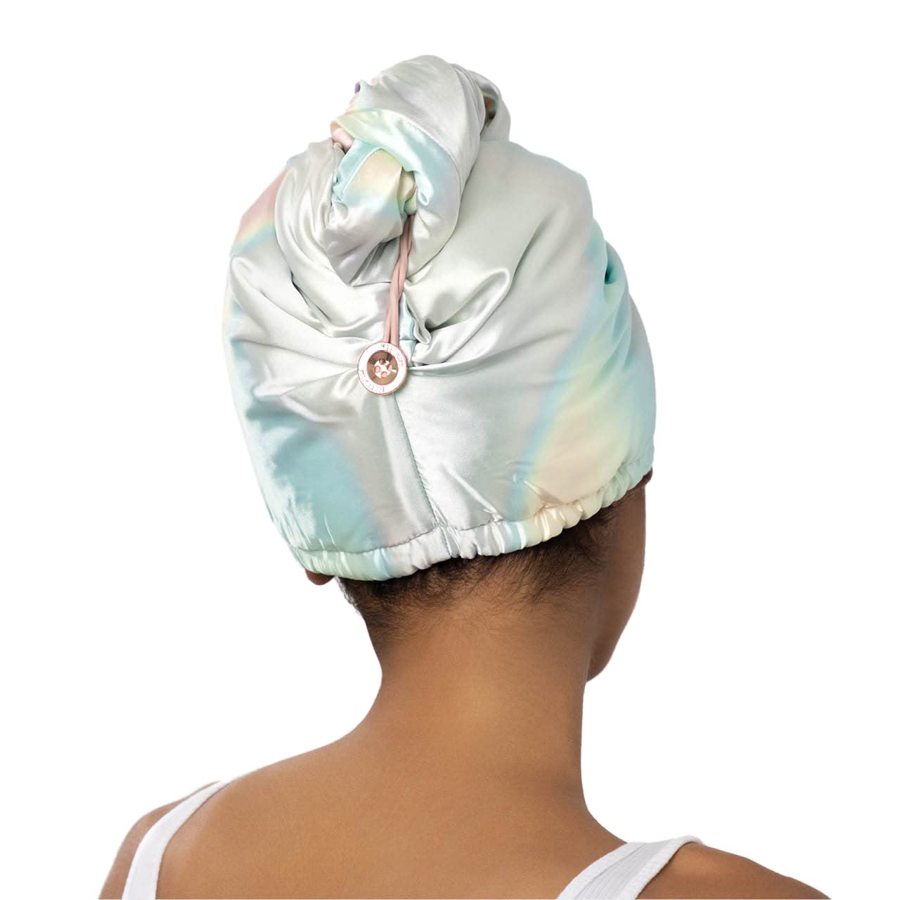 Kitsch Microfiber Hair Towel Wrap - Quick Dry Curly Hair Wraps for Women Wet Hair | Microfiber Towel for Hair | Hair Drying Towel Wrap | Hair Towels for Women | Hair Turban for Wet Hair (Blush)