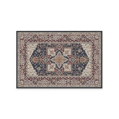 RUGGABLE Maral Heriz Washable Rug - Perfect Vintage Area Rug for Living Room Bedroom Kitchen - Pet &amp; Child Friendly - Stain &amp; Water Resistant - Creme 3&
