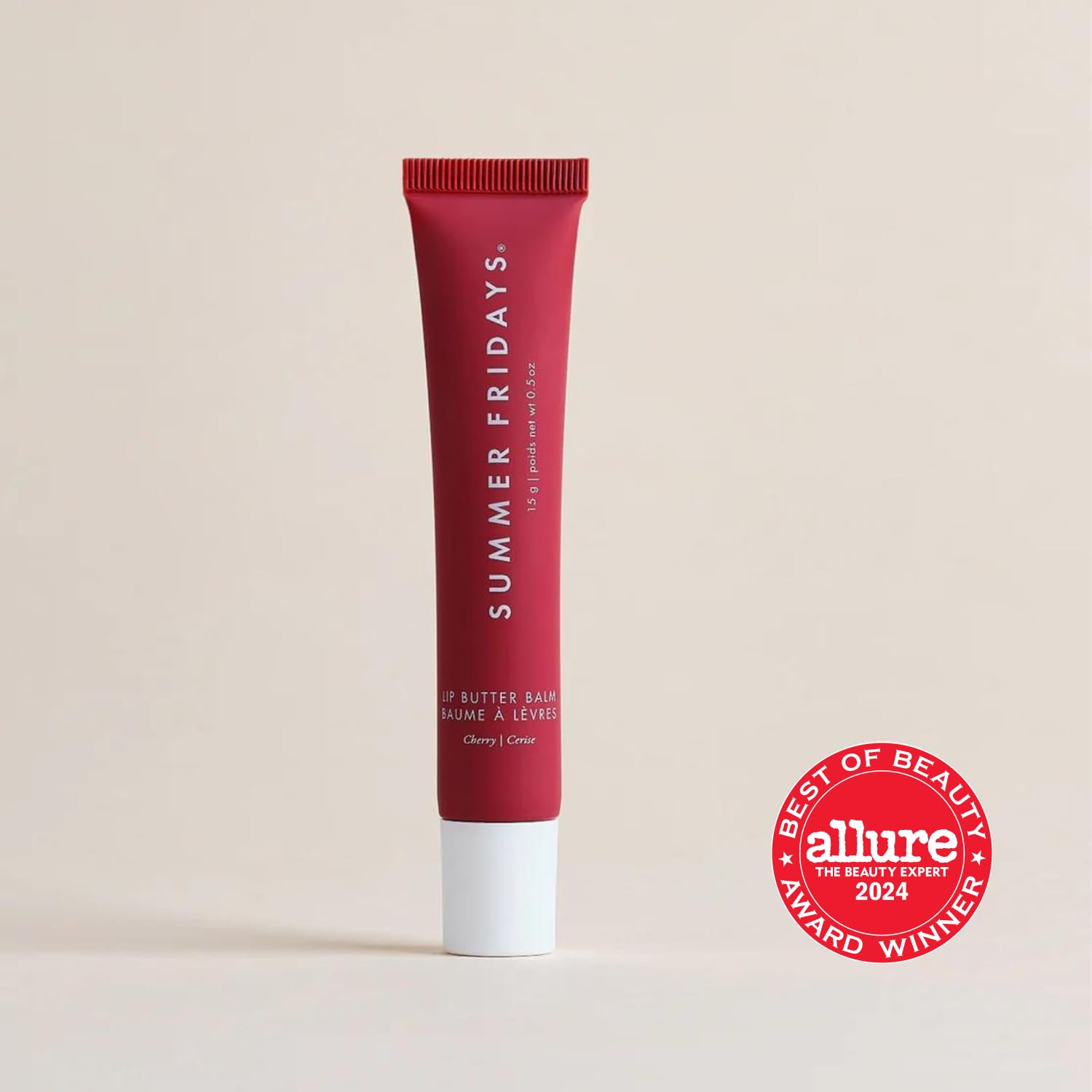 Summer Fridays Lip Butter Balm - Conditioning Lip Mask and Lip Balm for Instant Moisture, Shine and Hydration - Sheer-Tinted, Soothing Lip Care - Vanilla Beige (.5 Oz)