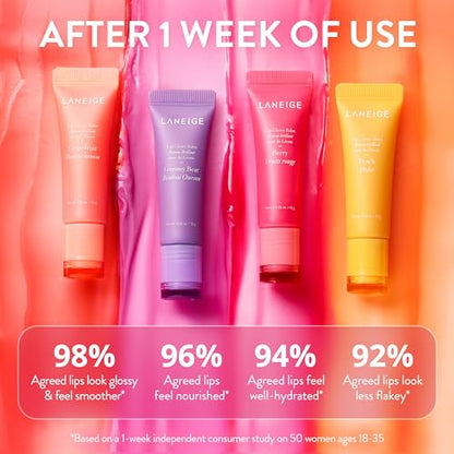 LANEIGE Lip Glowy Balm Hydrate, Glossy, Lightweight, Moisturize &amp; Tint with Shea Butter