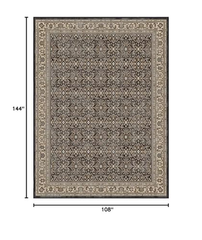 RUGGABLE – Alessia Dark Wood – Machine Washable Area Rug – Pet &amp; Child Friendly – Stain &amp; Water Resistant – Non-Slip – 5&