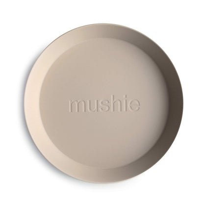 mushie Flatware Fork and Spoon Set for Kids | Made in Denmark (Sage)