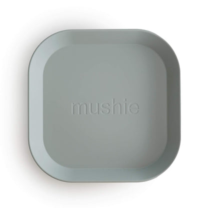 mushie Flatware Fork and Spoon Set for Kids | Made in Denmark (Sage)
