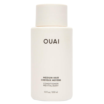 OUAI Fine Hair Conditioner - Volumizing Conditioner for Fine Hair Made with Keratin, Biotin and Chia Seed Oil - Adds Softness, Bounce and Volume - Free from Parabens, Sulfates, and Phthalates (10 oz)