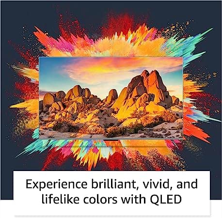 Amazon Fire TV 50&quot; Omni QLED Series 4K UHD smart TV, Dolby Vision IQ, Fire TV Ambient Experience, local dimming, hands-free with Alexa