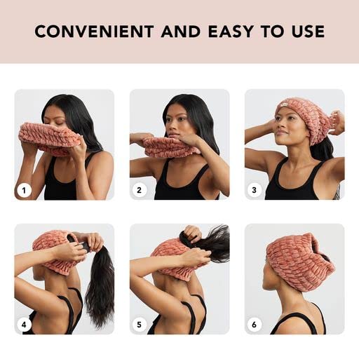 Kitsch Spa Extra Wide Facial Headband - Multipurpose Skincare Spa Headband for Washing Face - Makeup Headband &amp; Skincare Headband for Women - Hair Band Ideal for Face Wash (Misty Blue)