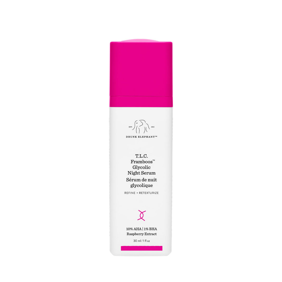 Drunk Elephant T.L.C. Framboos Glycolic Night Serum Serum Unisex 1 oz
