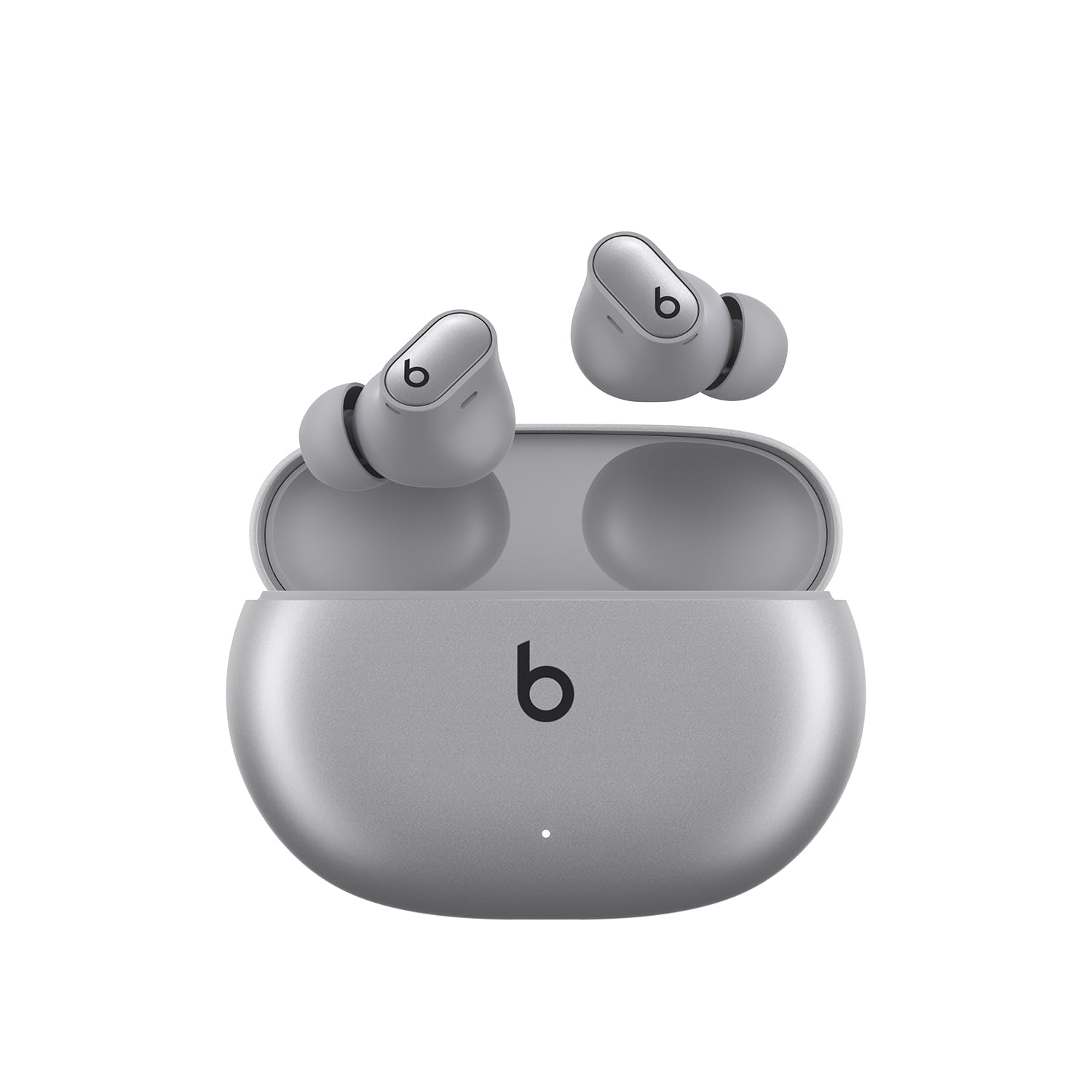 Beats Studio Buds + | True Wireless Noise Cancelling Earbuds, Enhanced Apple &amp; Android Compatibility, Built-in Microphone, Sweat Resistant Bluetooth Headphones, Spatial Audio - Ivory