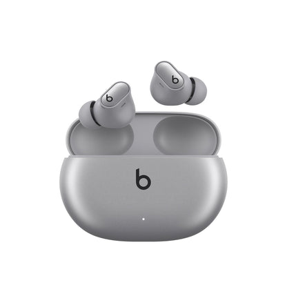 Beats Studio Buds + | True Wireless Noise Cancelling Earbuds, Enhanced Apple &amp; Android Compatibility, Built-in Microphone, Sweat Resistant Bluetooth Headphones, Spatial Audio - Ivory