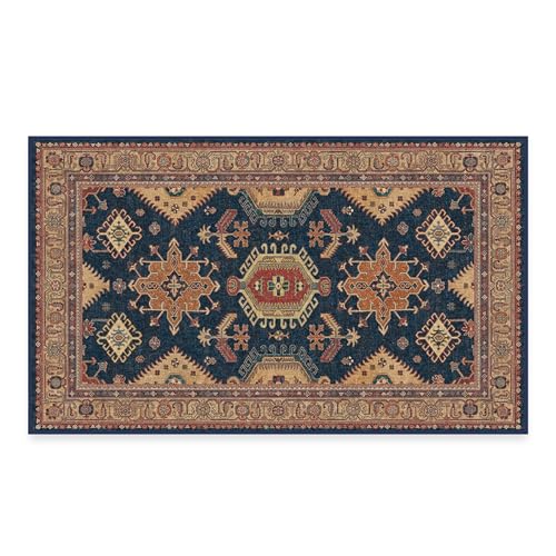 RUGGABLE – Cambria Ruby – Machine Washable Runner Rug – Pet &amp; Child Friendly – Stain &amp; Water Resistant – Non-Slip – 2.5&