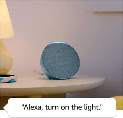 Amazon Echo Pop (newest model), Full sound compact smart speaker with Alexa, Lavender Bloom