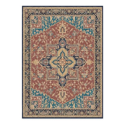 RUGGABLE Maral Heriz Washable Rug - Perfect Vintage Area Rug for Living Room Bedroom Kitchen - Pet &amp; Child Friendly - Stain &amp; Water Resistant - Creme 3&