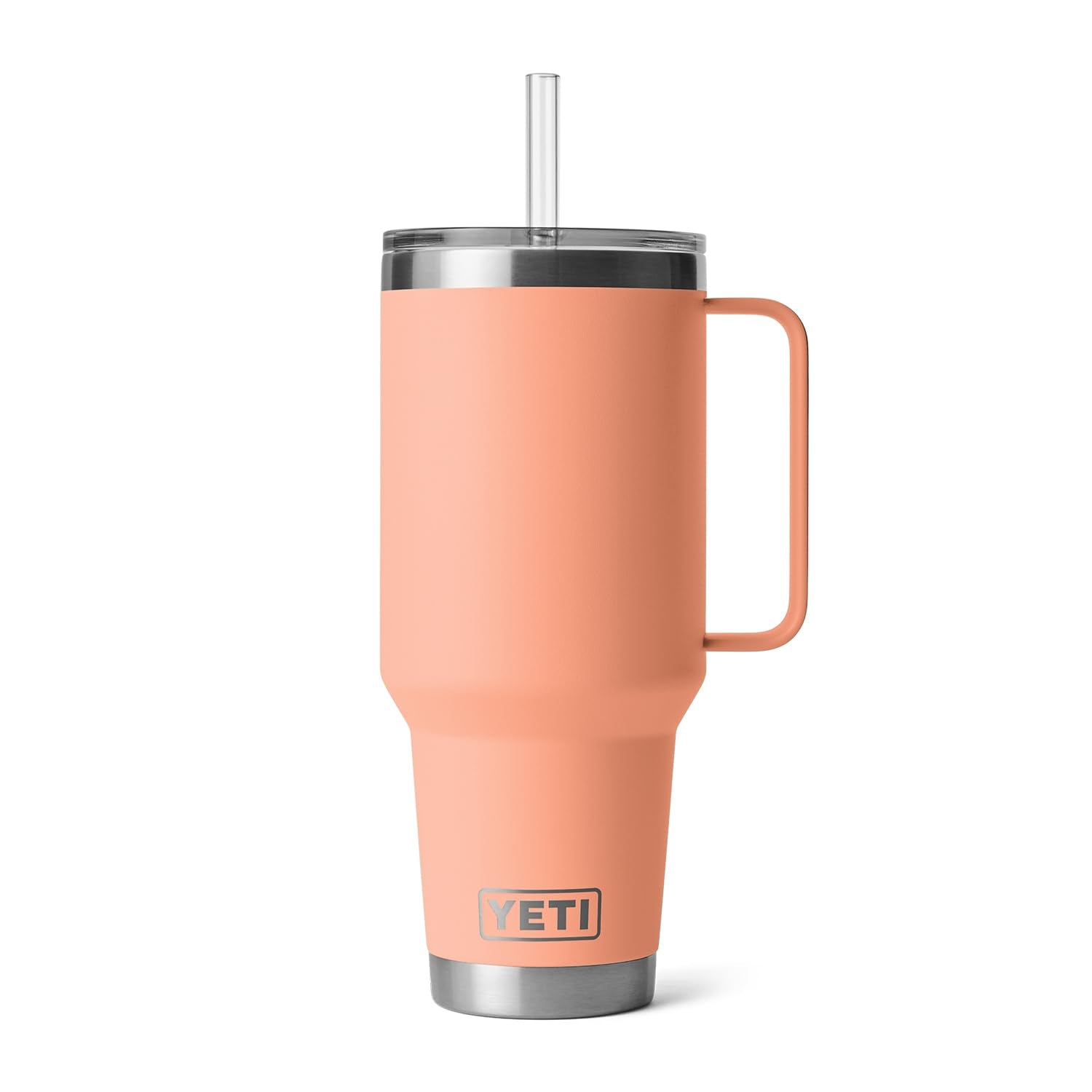 YETI Rambler Tumbler with Handle and Straw Lid, Vacuum Insulated Travel Mug, Stainless Steel