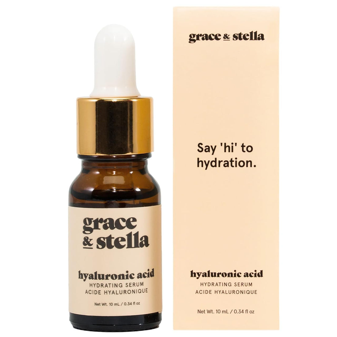 grace &amp; stella Award Winning Hyaluronic Acid Serum (50ml/1.7 fl oz) Hyaluronic Acid Serum for Face