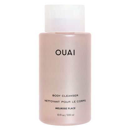 OUAI Body Cleanser, St. Barts - Foaming Body Wash with Jojoba Oil and Rosehip Oil to Hydrate, Nurture, Balance and Soften Skin - Paraben, Phthalate and Sulfate Free Skin Care Products - 10 Oz