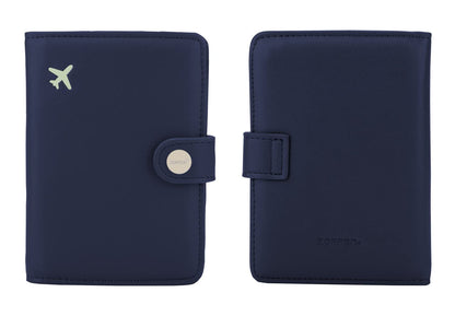 Zoppen RFID Blocking Travel Passport Holder Cadanian Passport Cover Slim Id Card Case (