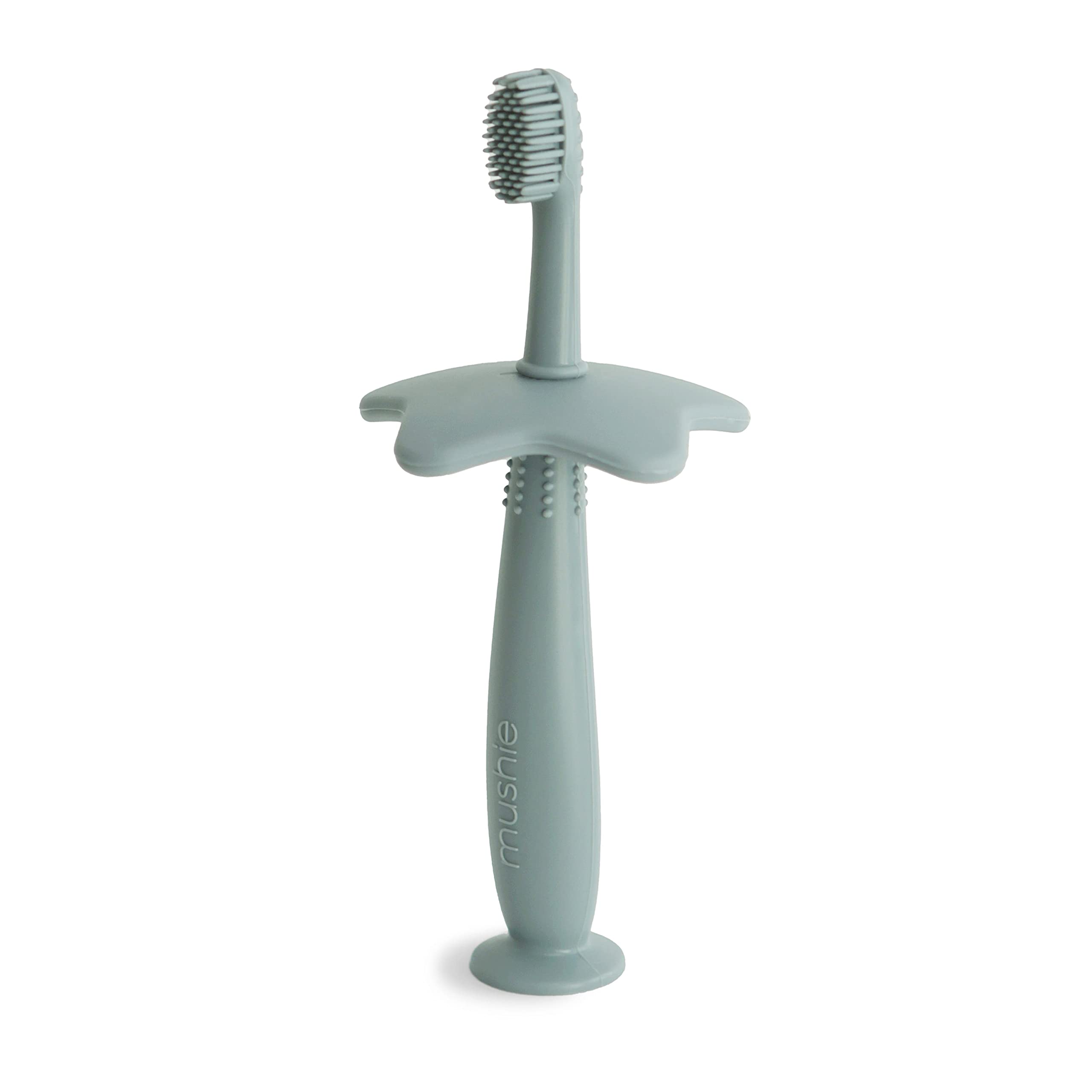 mushie Flower Toddler Training Toothbrush (Soft Lilac)