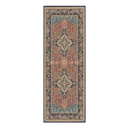 RUGGABLE Maral Heriz Washable Rug - Perfect Vintage Area Rug for Living Room Bedroom Kitchen - Pet &amp; Child Friendly - Stain &amp; Water Resistant - Creme 3&