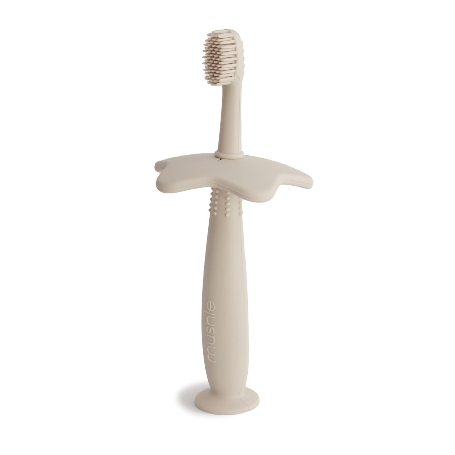 mushie Flower Toddler Training Toothbrush (Soft Lilac)