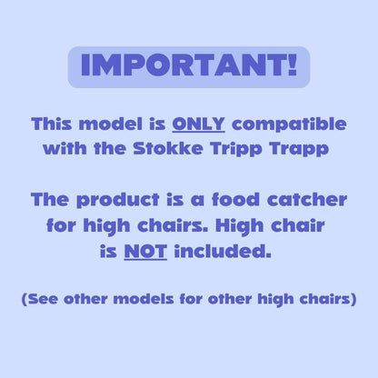 CATCHY - Food Catcher - Compatible with Stokke Clikk High Chair - Highchair Sold SEPARATELY - Baby &amp; Toddler Food &amp; Mess Catcher - Under High Chair Accessory - Baby Feeding Essentials