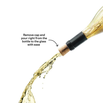Corkcicle Air Wine Bottle Chiller, 0.94” x 0.94” x 12” – Keep Chilled Whites Cold &amp; Bring Room Temp Reds to Cellar Temp in 15 Minutes with the Wine Chiller – Convenient Pour-Through with Aerator