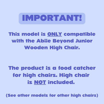 CATCHY - Food Catcher - Compatible with Stokke Clikk High Chair - Highchair Sold SEPARATELY - Baby &amp; Toddler Food &amp; Mess Catcher - Under High Chair Accessory - Baby Feeding Essentials