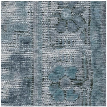 RUGGABLE Zinnia Runner Rug - Perfect Boho Washable Rug for Entryway Hallway Kitchen - Pet &amp; Child Friendly - Stain &amp; Water Resistant - Grey 2.5&