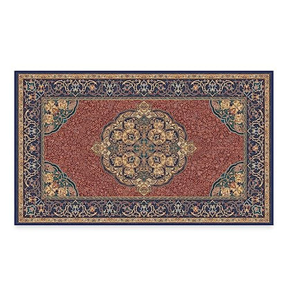RUGGABLE Disney Traditional Mickey Mouse Washable Rug - Perfect Area Rug for Nursery Playroom Kids Room - Pet &amp; Child Friendly - Stain &amp; Water Resistant - Damask Grey 3&