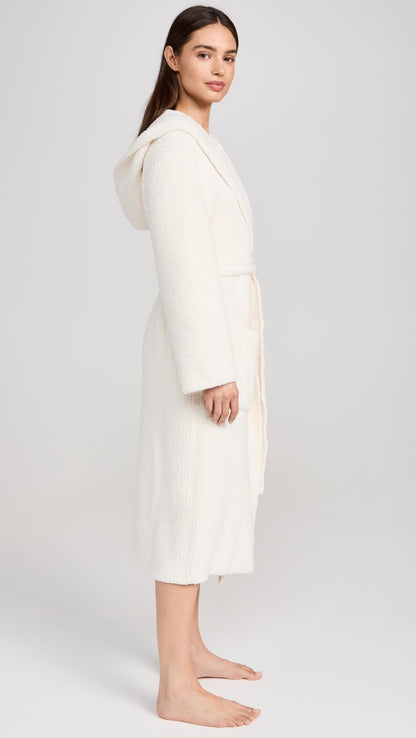 Barefoot Dreams CozyChic Ribbed Hooded Robe