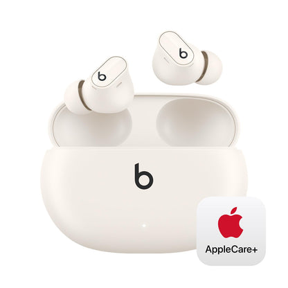 Beats Studio Buds + | True Wireless Noise Cancelling Earbuds, Enhanced Apple &amp; Android Compatibility, Built-in Microphone, Sweat Resistant Bluetooth Headphones, Spatial Audio - Ivory