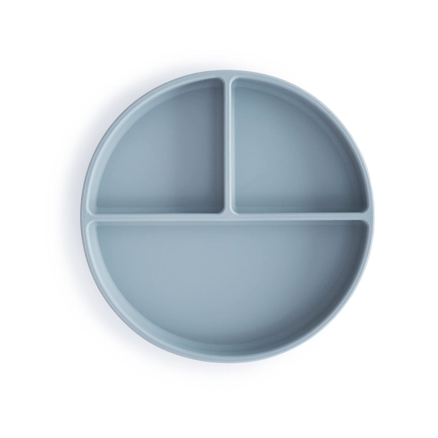 mushie Silicone Suction Plate | BPA-Free Non-Slip Design (Ivory)