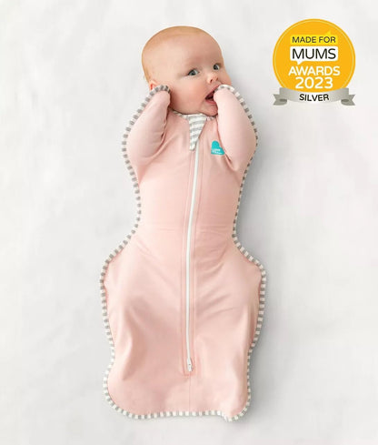 Love to Dream Swaddle UP, Baby Sleep Sack, Self-Soothing Swaddles for Newborns, Improves Sleep, Snug Fit Helps Calm Startle Reflex, New Born Essentials for Baby, 5-8.5 lbs, Sand Dollar