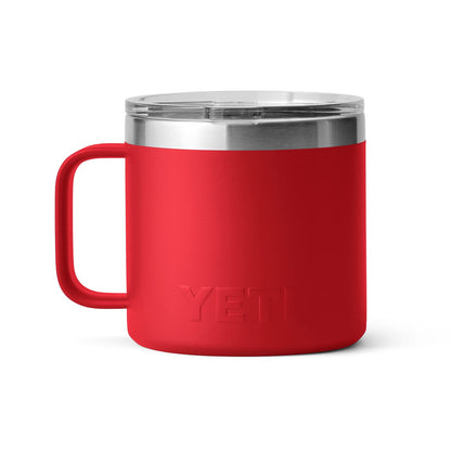 YETI Rambler 14 oz Mug, Vacuum Insulated, Stainless Steel with MagSlider Lid, Stainless