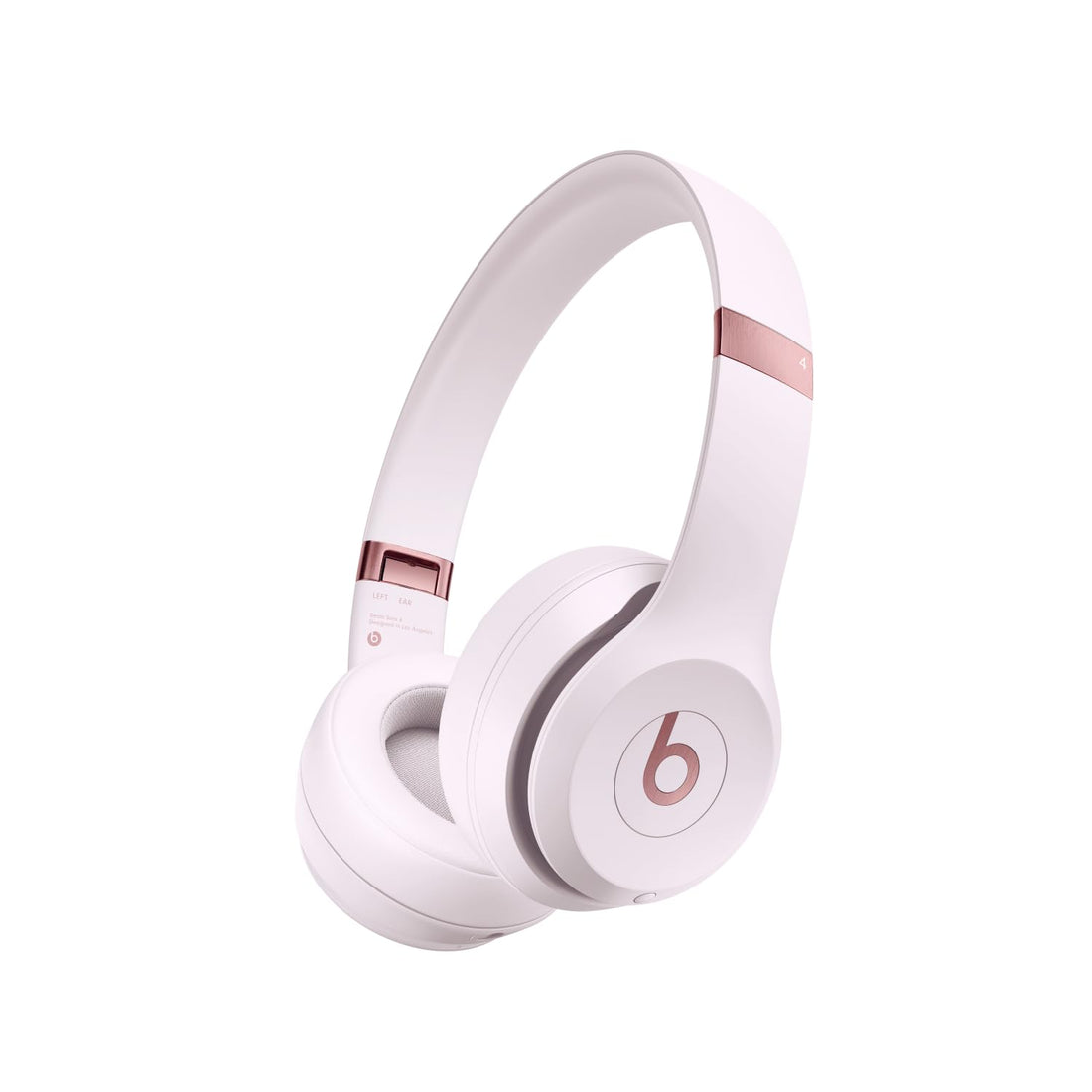 Beats Solo 4 - Wireless Bluetooth On-Ear Headphones, Apple &amp; Android Compatible, Up to 50 Hours of Battery Life - Cloud Pink