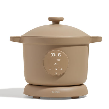 Our Place Dream Cooker | 6-quart Multicooker | 4 Versatile Modes | Pressure Cook, Slow Cook, Sear &amp; Saute, Keep Warm | Hands-Free Steam Release | Tailored Control Panel | Steam