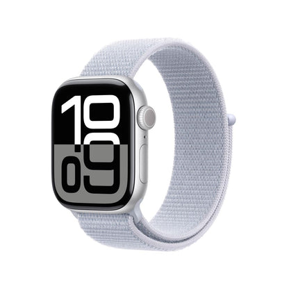 Apple Watch Series 10 [GPS 46mm] Smartwatch with Jet Black Aluminium Case with Black Sport Band. Fitness Tracker, ECG App, Always-On Retina Display, Water-Resistant