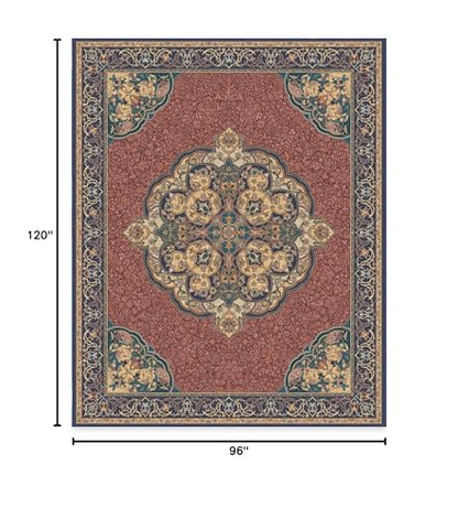 RUGGABLE Disney Traditional Mickey Mouse Washable Rug - Perfect Area Rug for Nursery Playroom Kids Room - Pet &amp; Child Friendly - Stain &amp; Water Resistant - Damask Grey 3&