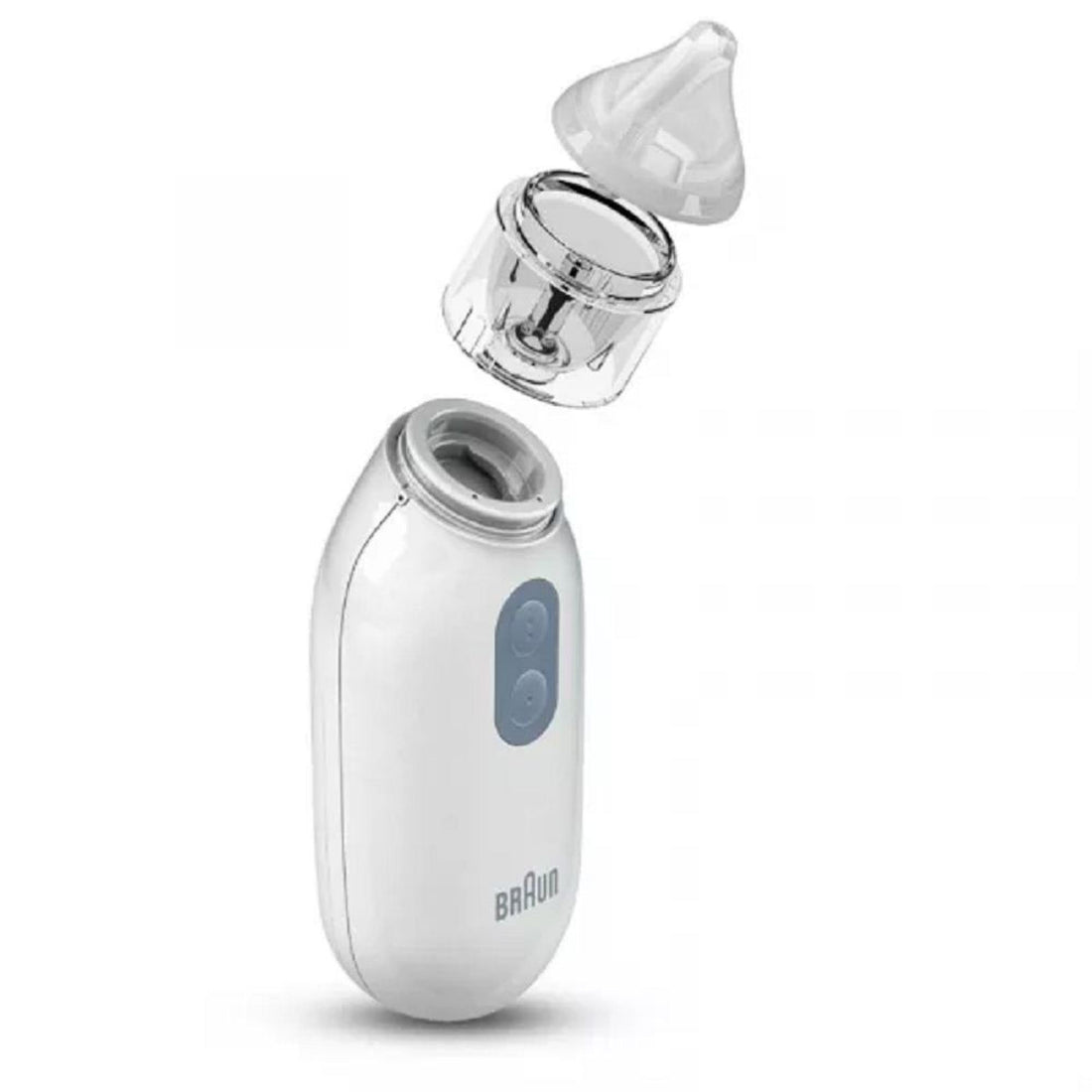 Braun Nasal aspirator 1 | Mucus Remover | Blocked Nose Relief | Electric Suction Power | Two Suction Levels | Newborn, Baby, and Child Friendly | Dishwasher Safe | BNA100EU