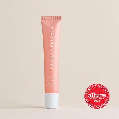 Summer Fridays Lip Butter Balm - Conditioning Lip Mask and Lip Balm for Instant Moisture, Shine and Hydration - Sheer-Tinted, Soothing Lip Care - Vanilla Beige (.5 Oz)