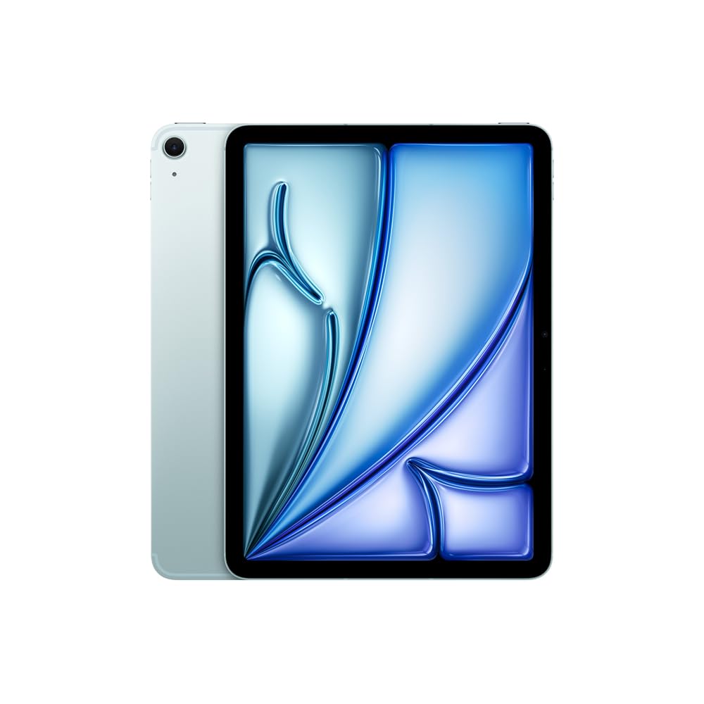 Apple iPad Air 11-inch (M2): Liquid Retina Display, 128 GB, Landscape 12MP Front Camera/12MP Back Camera, Wi-Fi 6E, Touch ID — Blue