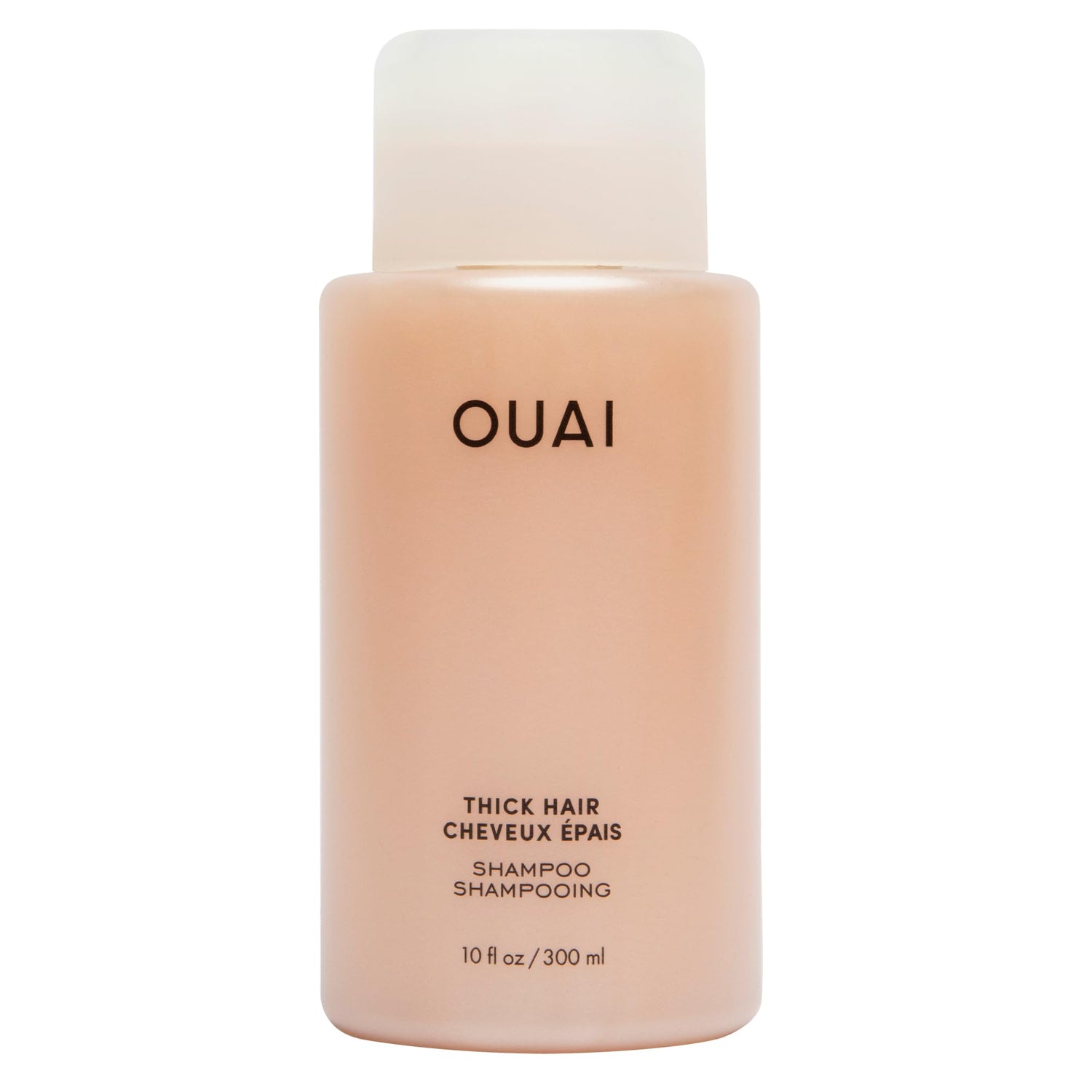 OUAI Fine Shampoo - Volumizing Shampoo with Strengthening Keratin, Biotin &amp; Chia Seed Oil for Fine Hair - Delivers Clean, Weightless Body - Paraben, Phthalate &amp; Sulfate Free Hair Care - 10 fl oz