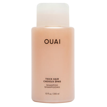 OUAI Fine Shampoo - Volumizing Shampoo with Strengthening Keratin, Biotin &amp; Chia Seed Oil for Fine Hair - Delivers Clean, Weightless Body - Paraben, Phthalate &amp; Sulfate Free Hair Care - 10 fl oz