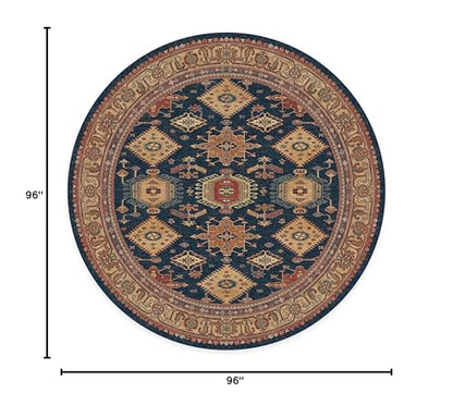 RUGGABLE – Cambria Ruby – Machine Washable Runner Rug – Pet &amp; Child Friendly – Stain &amp; Water Resistant – Non-Slip – 2.5&